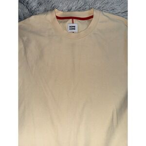 HOMECORE TSHIRT Unisex Beige Linen Short Sleeve XXL